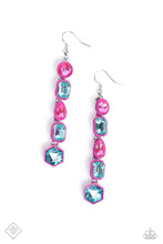 Load image into Gallery viewer, Paparazzi “Developing Dignity” Pink Dangle Earrings
