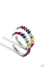 Load image into Gallery viewer, “Rainbow Range” Multi Hoop Earrings - Paparazzi Accessories
