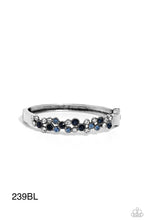 Load image into Gallery viewer, Paparazzi “Big City Bling” Blue Hinge Bracelet
