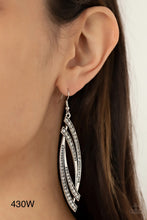 Load image into Gallery viewer, Paparazzi “Twinkle for Two” White Dangle Earrings
