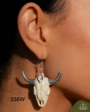 Load image into Gallery viewer, Paparazzi “Southwestern Skull” White Earrings
