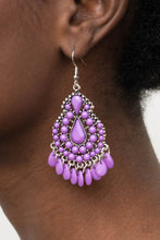 Load image into Gallery viewer, Paparazzi &quot;Persian Posh&quot; Purple Dangle Earrings
