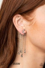 Load image into Gallery viewer, Cosmic Goddess” White Post Earrings - Paparazzi Accessories
