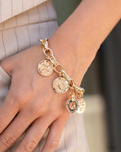 Load image into Gallery viewer, Paparazzi Delightful Declaration Gold Bracelet
