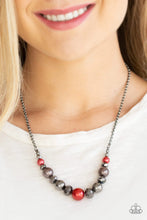 Load image into Gallery viewer, &quot;The Big Leaguer&quot; Multi Necklace Earring Set - Paparazzi Accessories
