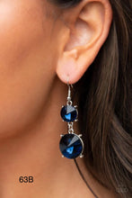 Load image into Gallery viewer, “Sizzling Showcase” Blue Dangle Earrings - Paparazzi Accessories
