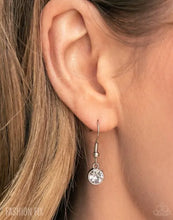 Load image into Gallery viewer, Paparazzi “Notorious Nomad” White Necklace Earring Set - Paparazzi Accessories
