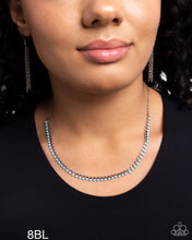 Load image into Gallery viewer, Paparazzi “Colored Cadence” Blue Necklace Earring Set
