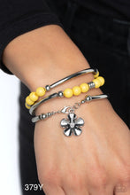 Load image into Gallery viewer, Paparazzi “Off the WRAP” Yellow Wrap Bracelets - Cindysblingboutique
