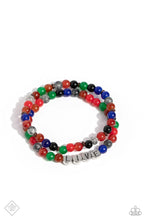 Load image into Gallery viewer, Paparazzi “BEAD That As It May” Red Stretch Bracelet
