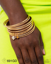 Load image into Gallery viewer, “Fixed Fashion” Gold Bangle Bracelet Set - Paparazzi
