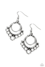 Load image into Gallery viewer, Paparazzi “Rustic Rotary” Silver Dangle Earrings - Paparazzi Accessories
