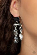 Load image into Gallery viewer, “Hazard Pay” Silver Post Earrings - Paparazzi Accessories
