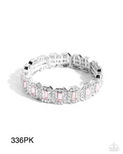Load image into Gallery viewer, “Gasp-Worthy Glitter” Pink Stretch Bracelet - Paparazzi Accessories
