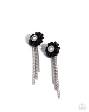 Load image into Gallery viewer, Paparazzi “Floral Fuel” Black Post Earrings
