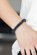 Load image into Gallery viewer, Paparazzi “Wake Up and Sparkle” Blue Stretch Bracelet - Paparazzi Accessories
