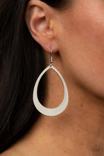 Load image into Gallery viewer, “Fierce Fundamentals” Silver Dangle Earrings - Paparazzi Accessories
