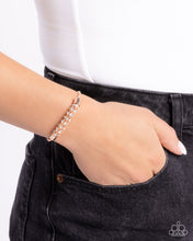 Load image into Gallery viewer, Paparazzi “Serious Sentiment” Rose Gold Bracelet
