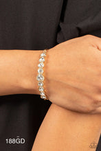 Load image into Gallery viewer, Paparazzi “Lusty Luster” Gold Clasp Bracelet - Cindysblingboutique
