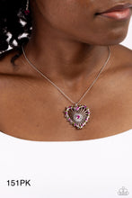 Load image into Gallery viewer, Paparazzi “Flirting Ferris Wheel” Pink Necklace Earring Set
