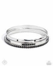 Load image into Gallery viewer, “Vicious Value” Black Bangle Bracelet Set - Paparazzi
