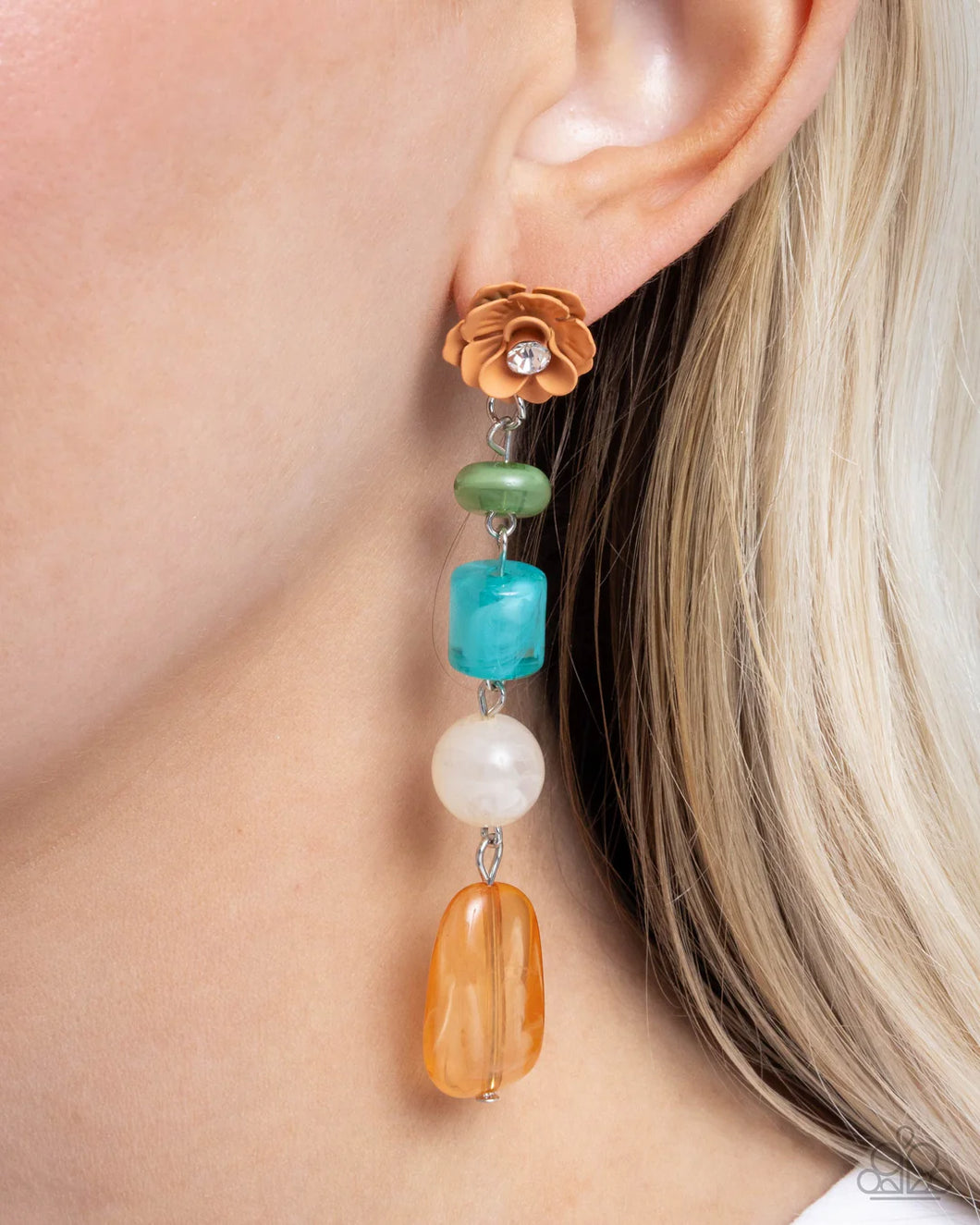 “Meditative Magic” Multi Post Earrings - Paparazzi