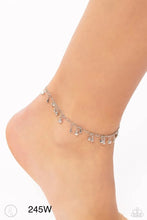 Load image into Gallery viewer, Paparazzi “Sprinkled Selection“ White Anklet - Paparazzi Accessories
