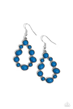 Load image into Gallery viewer, Paparazzi “POP-ular Party” Blue Dangle Earrings - Paparazzi Accessories
