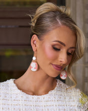 Load image into Gallery viewer, Paparazzi “Captivating Cameo” Orange Cameo Dangle Earrings -Paparazzi Accessories

