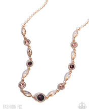 Load image into Gallery viewer, Paparazzi “Smooth Sophistication” Gold Necklace Earring Set - Paparazzi Accessories
