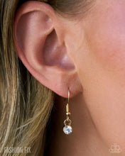 Load image into Gallery viewer, Paparazzi “Smooth Sophistication” Gold Necklace Earring Set - Paparazzi Accessories
