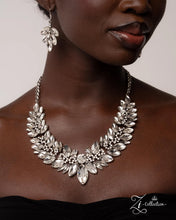 Load image into Gallery viewer, Paparazzi “Poised” 2025 Zi Collection Silver Necklace Earring Set - Paparazzi Accessories
