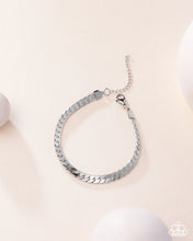 Load image into Gallery viewer, Paparazzi “Weekend Wait” Silver Men&#39;s Clasp Bracelet - Paparazzi Accessories
