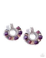 Load image into Gallery viewer, Paparazzi “Courteous Chic” Purple Post Earrings - Paparazzi Accessories
