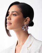 Load image into Gallery viewer, Paparazzi “Courteous Chic” Purple Post Earrings - Paparazzi Accessories
