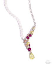 Load image into Gallery viewer, Paparazzi “Boisterous Ballet” Yellow Necklace Earring Set - Paparazzi Accessories

