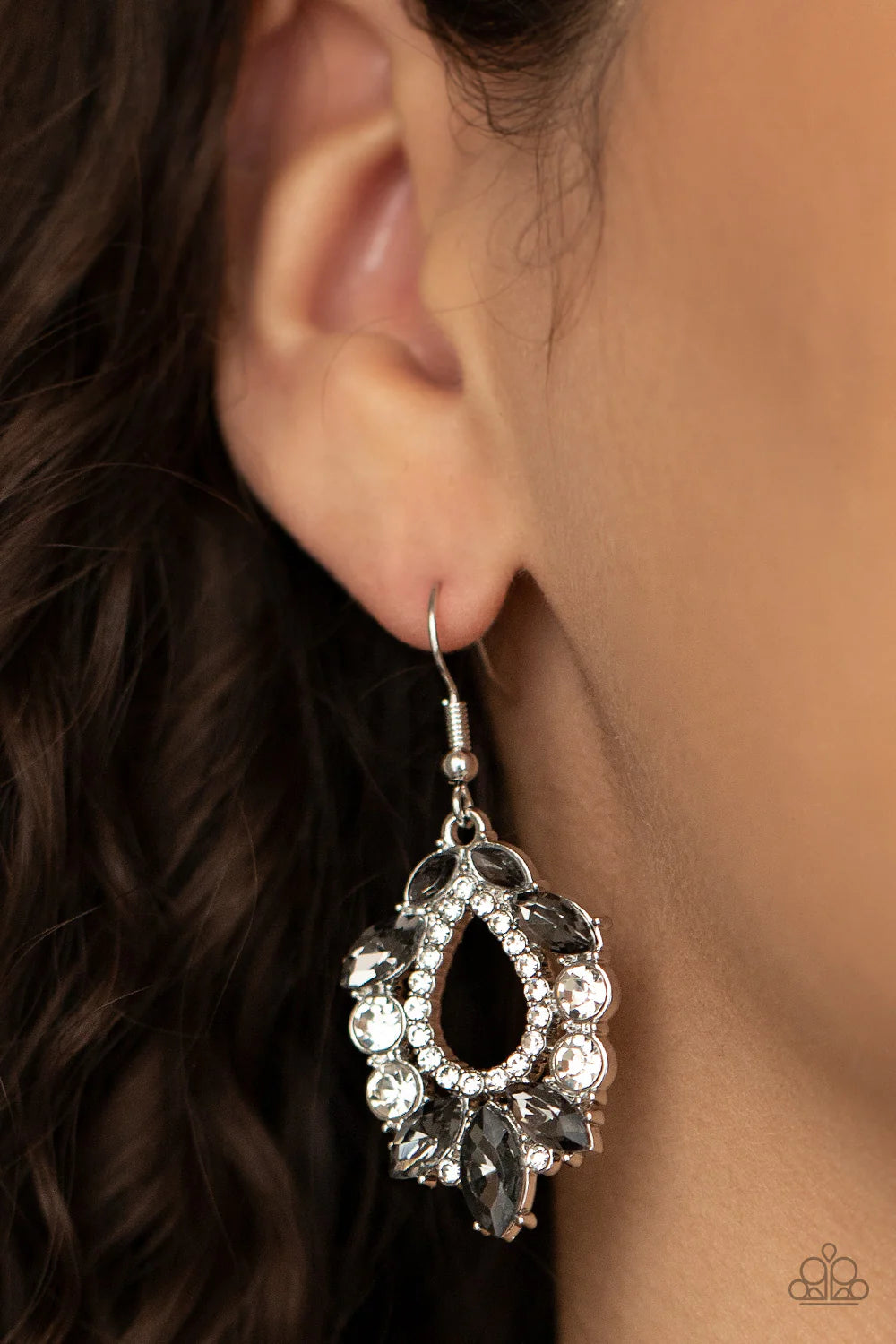 Paparazzi “New Age Noble” Silver Dangle Earrings - Paparazzi Accessories