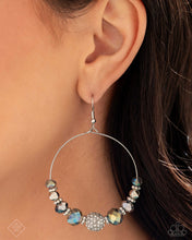 Load image into Gallery viewer, Paparazzi “Ignited Intent” Silver Dangle Earrings -Paparazzi Accessories
