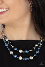 Load image into Gallery viewer, Paparazzi “COUNTESS Your Blessings” Blue Necklace Earring Set - Paparazzi Accessories
