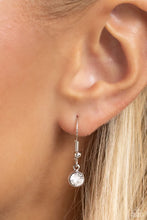 Load image into Gallery viewer, Paparazzi “Scintillating Shimmer” Silver Necklace Earring Set - Paparazzi Accessories
