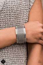 Load image into Gallery viewer, Paparazzi “Bronco Bust” Silver Cuff Bracelet - Paparazzi Accessories
