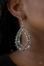 Load image into Gallery viewer, Paparazzi "Glacial Glaze" Silver Dangle Earrings - Paparazzi Accessories
