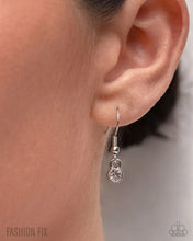 Load image into Gallery viewer, Paparazzi “Free-Spirted Freeway” White Necklace Earring Set - Paparazzi Accessories
