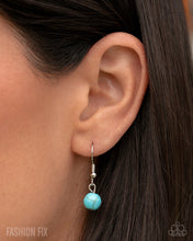 Load image into Gallery viewer, Paparazzi “Rustic Route” Blue Necklace Earring Set - Paparazzi Accessories
