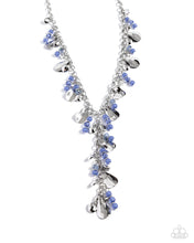 Load image into Gallery viewer, Paparazzi “Refined Rush” Blue Necklace Earring Set - Paparazzi Accessories
