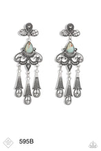 Load image into Gallery viewer, Paparazzi “Revered Rustic” Blue Post Earrings
