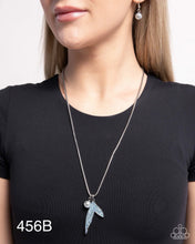 Load image into Gallery viewer, Paparazzi “Maiden Mermaid” Blue Necklace Earrings Set - Paparazzi Accessories
