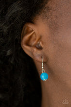 Load image into Gallery viewer, Paparazzi "Rising Stardom" Blue Necklace Earring Set - Paparazzi Accessories
