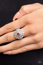Load image into Gallery viewer, Paparazzi “Effervescent Crescendo” Brown Stretch Ring
