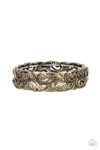 Load image into Gallery viewer, Paparazzi “Paisley Portico” Brass Stretch Bracelet
